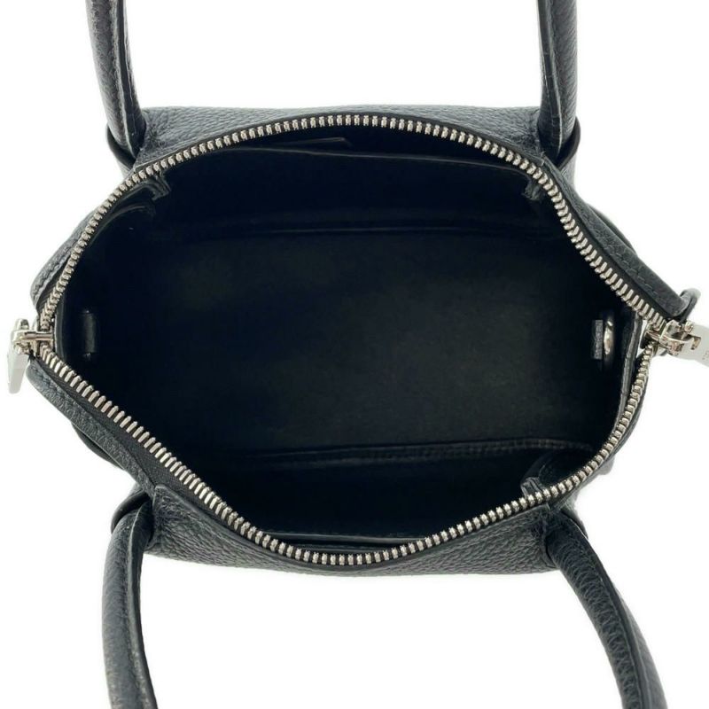 プラダ ハンドバッグ フルー ヴィッテロダイノソフトレザー ミニ 1BA362 PRADA 2WAYショルダーバッグ 黒