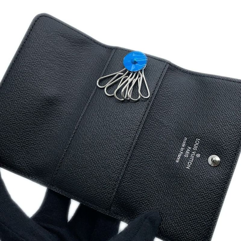 ルイヴィトン キーケース モノグラム・マカサー 6連キーケース ミュルティクレ6 M60165 ルイ・ヴィトン ブラック 黒