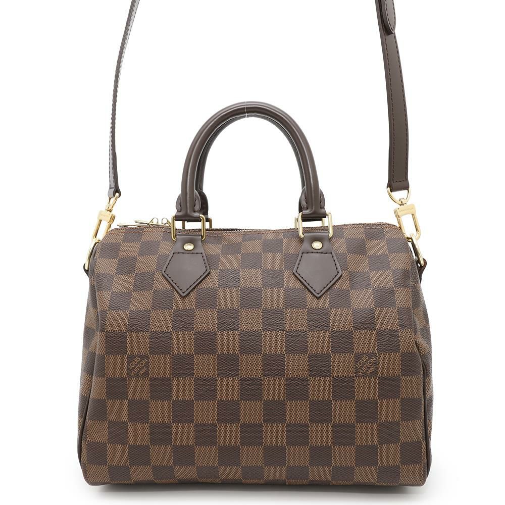 ルイヴィトン ハンドバッグ ダミエ・エベヌ スピーディ・バンドリエール25 N41181 LOUIS VUITTON 2wayショルダーバッグ