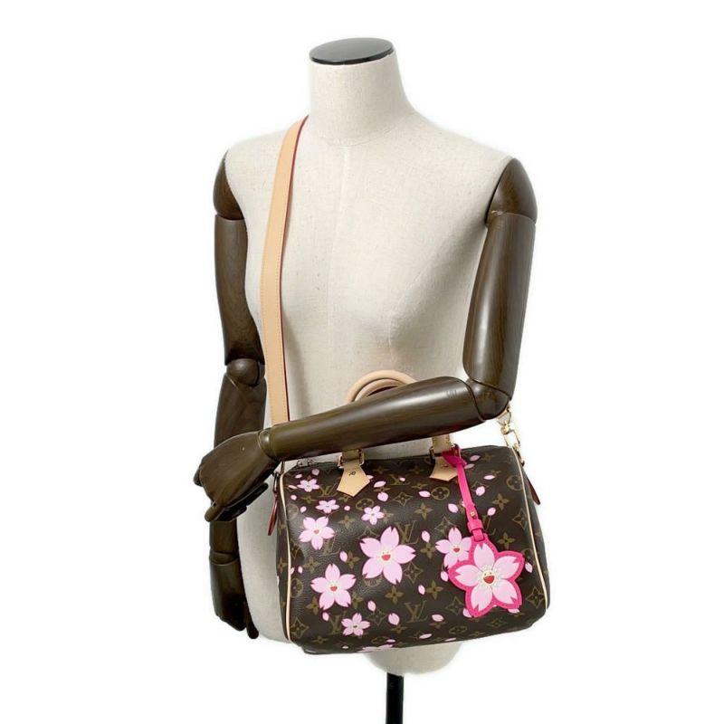 ルイヴィトン ハンドバッグ LV × TM モノグラム スピーディ・バンドリエール25 M14174 LOUIS VUITTON 2way 村上隆