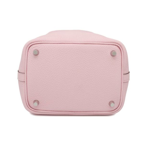 エルメス ハンドバッグ ピコタンロックPM ローズサクラ/シルバー金具 トリヨンクレマンス K刻印 HERMES トートバッグ