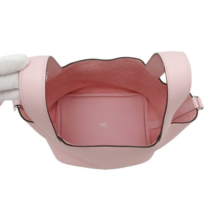 エルメス ハンドバッグ ピコタンロックPM ローズサクラ/シルバー金具 トリヨンクレマンス K刻印 HERMES トートバッグ