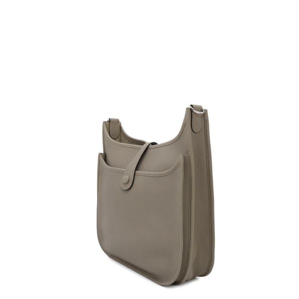 エルメス ショルダーバッグ エブリン3 PM グリアスファルト/シルバー金具 トリヨンモーリス C刻印 HERMES Evelyne