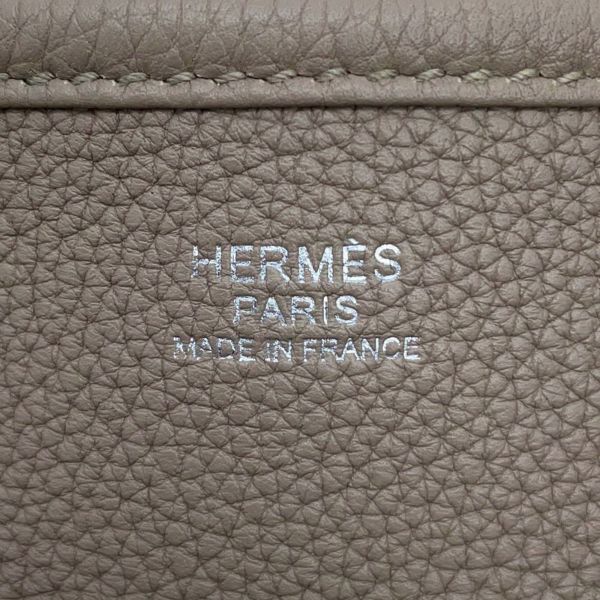 エルメス ショルダーバッグ エブリン3 PM グリアスファルト/シルバー金具 トリヨンモーリス C刻印 HERMES Evelyne