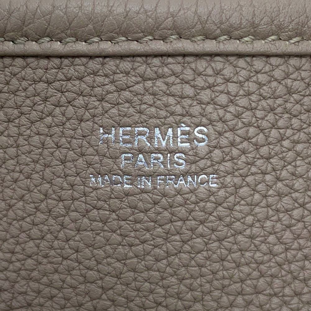 エルメス ショルダーバッグ エブリン3 PM グリアスファルト/シルバー金具 トリヨンモーリス C刻印 HERMES Evelyne