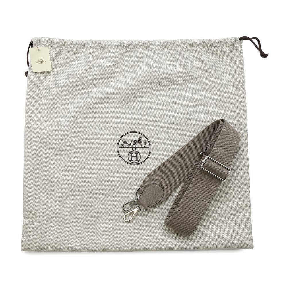 エルメス ショルダーバッグ エブリン3 PM グリアスファルト/シルバー金具 トリヨンモーリス C刻印 HERMES Evelyne