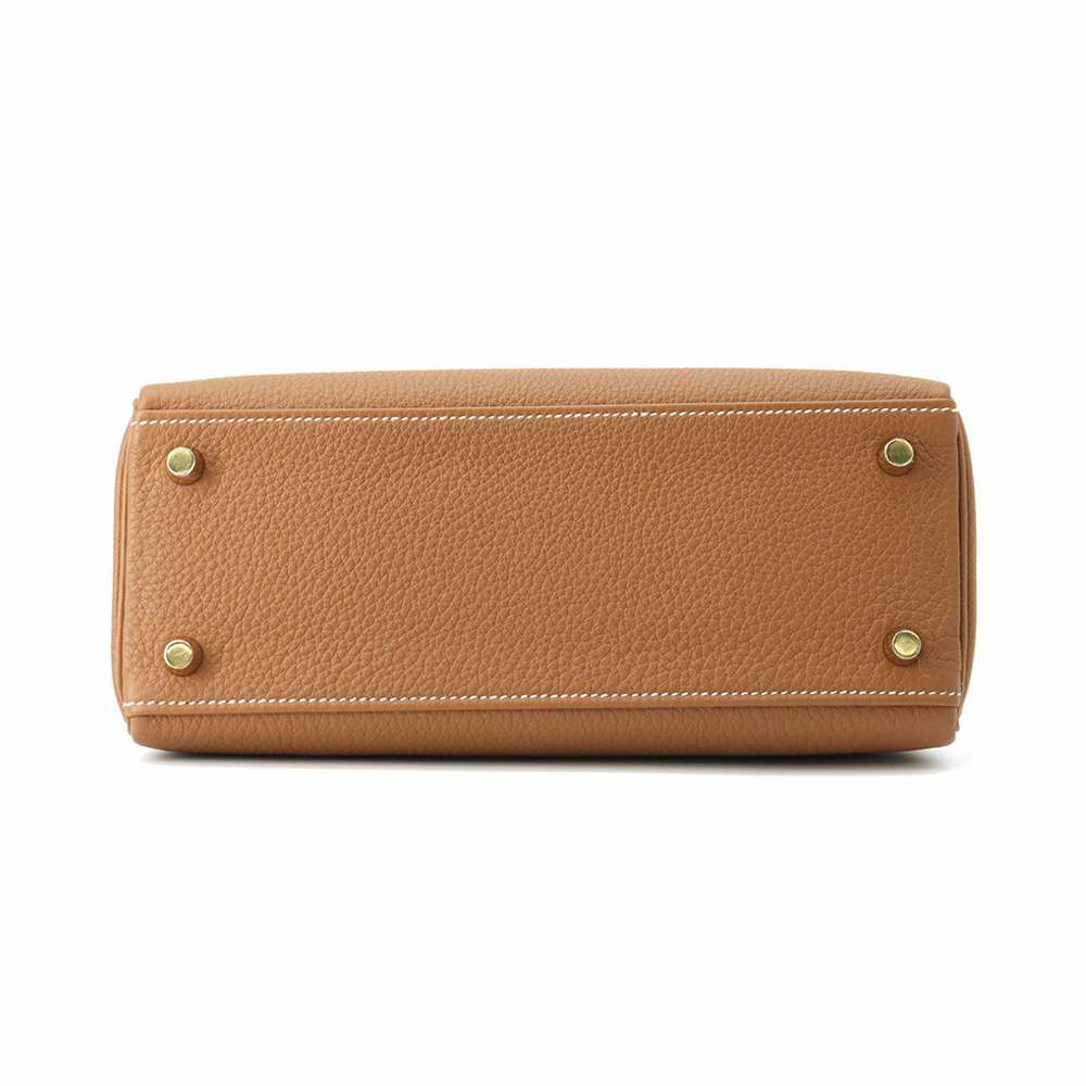 エルメス ハンドバッグ ケリー25 内縫い ゴールド/ゴールド金具 トゴ K刻印 2wayショルダー