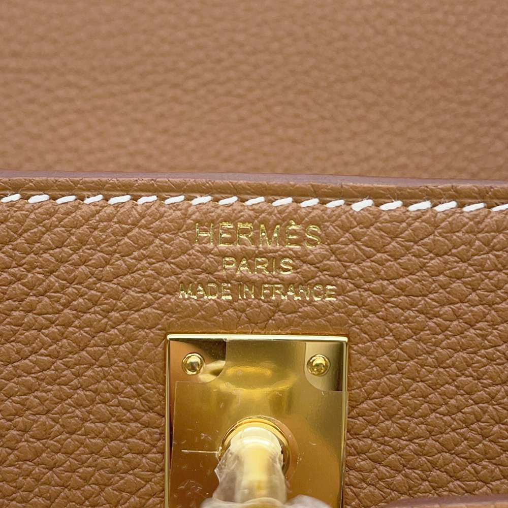 エルメス ハンドバッグ ケリー25 内縫い ゴールド/ゴールド金具 トゴ K刻印 2wayショルダー