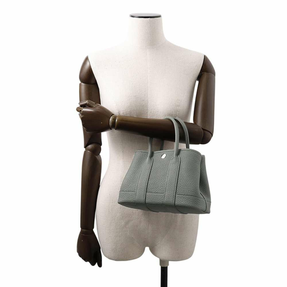 エルメス トートバッグ ネオ・ガーデン 23 ガーデンパーティ ヴェールアマンド/シルバー金具 ネゴンダ K刻印