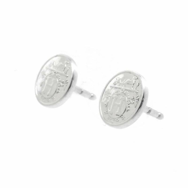 エルメス ピアス エクスリブリスTPM SV925シルバー HERMES ジュエリー