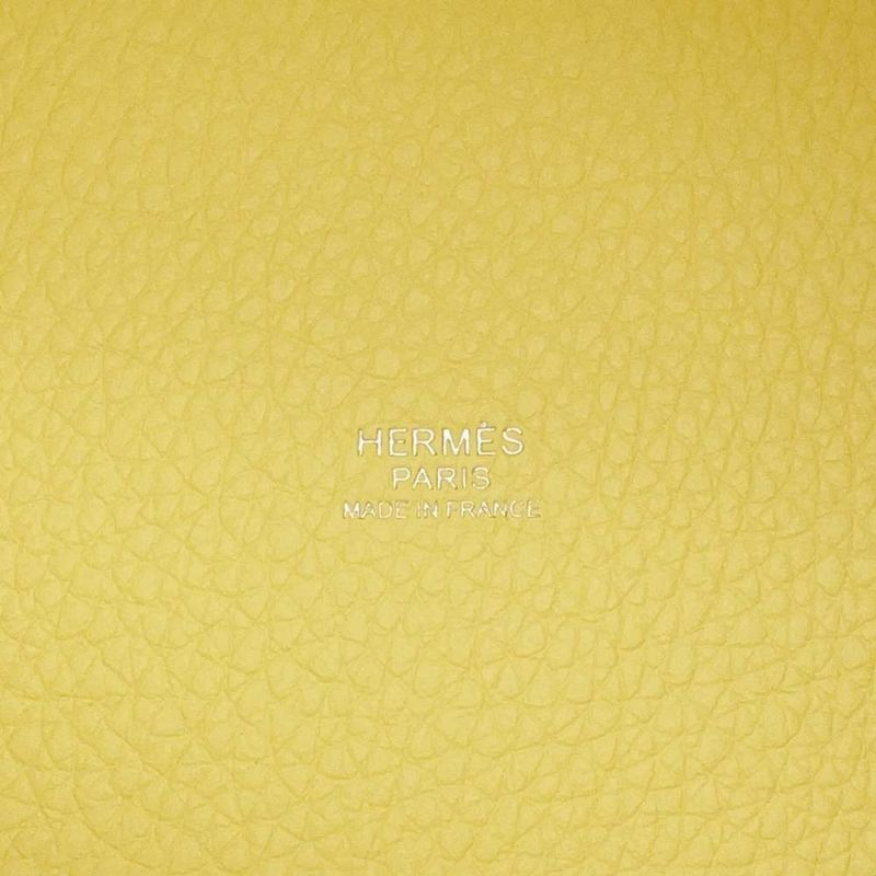 エルメス ハンドバッグ ピコタンロックPM リモンチェッロ/シルバー金具 トリヨンクレマンス B刻印