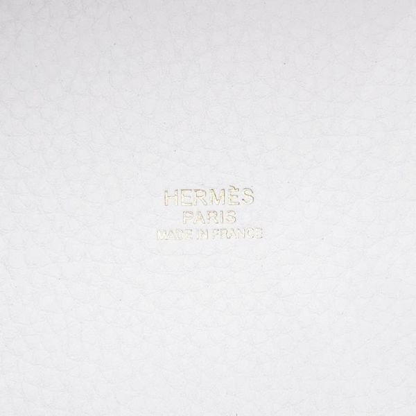 エルメス ピコタンロックPM エクラ ニューホワイト/セサミ/ゴールド金具 トリヨンクレマンス/スイフト K刻印 白