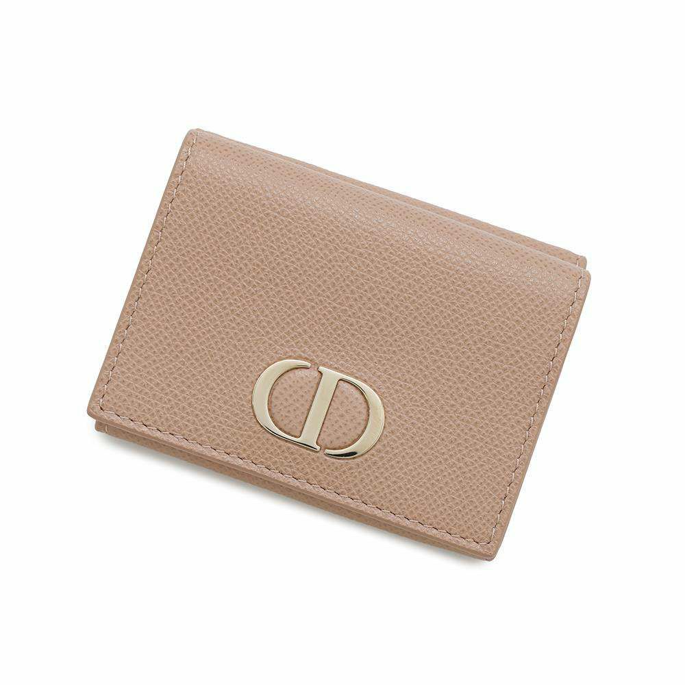 クリスチャン・ディオール 三つ折り財布 30 モンテーニュ ロータスウォレット レザー S2084OBAE  Christian Dior 財布