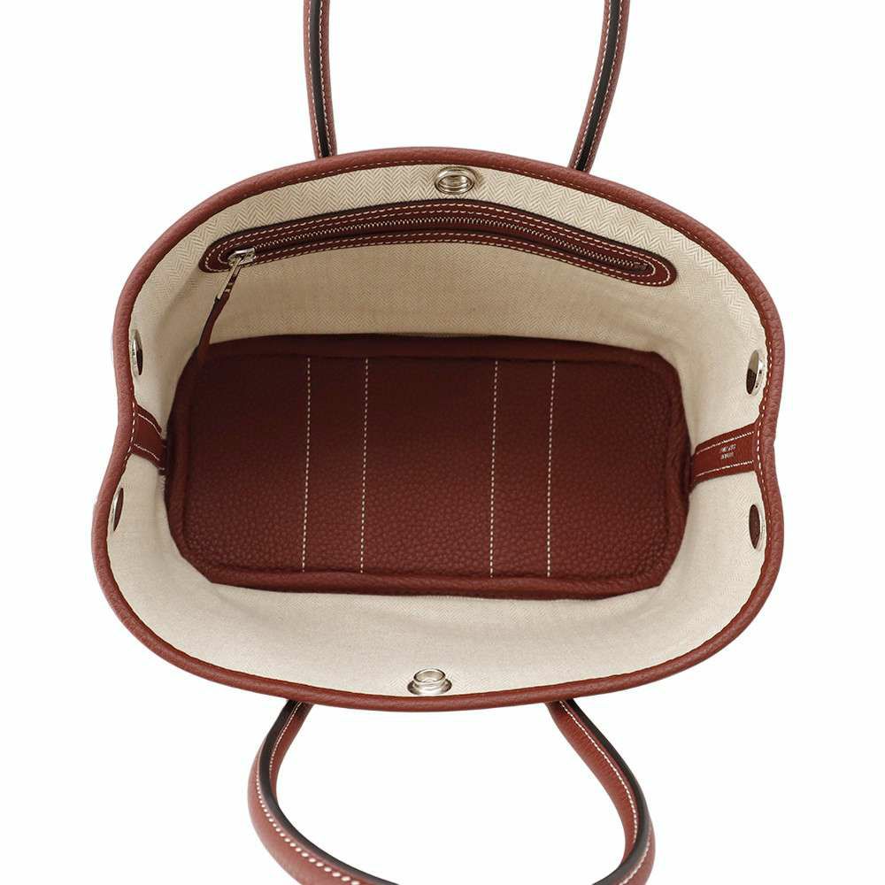 エルメス トートバッグ ネオ・ガーデン 23 ガーデンパーティ ルージュアッシュ/シルバー金具 ネゴンダ W刻印