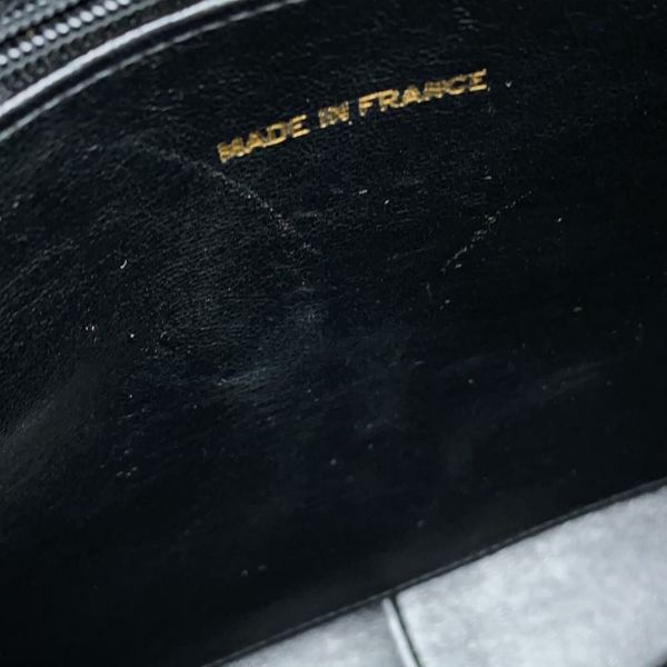 シャネル チェーントートバッグ マトラッセ ココマークターンロック キャビアスキン CHANEL 黒