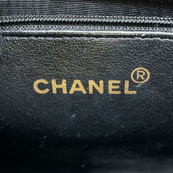 シャネル チェーントートバッグ マトラッセ ココマークターンロック キャビアスキン CHANEL 黒