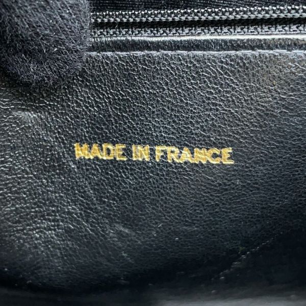 シャネル チェーントートバッグ マトラッセ ココマークターンロック キャビアスキン CHANEL 黒