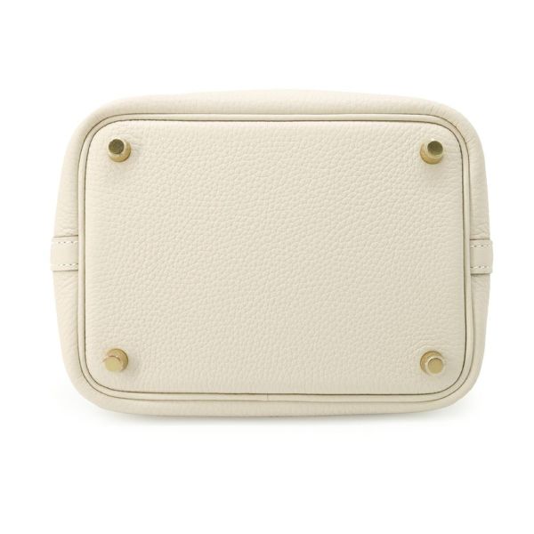 エルメス ハンドバッグ ピコタンロックPM クレ/ゴールド金具 トリヨンクレマンス K刻印 HERMES