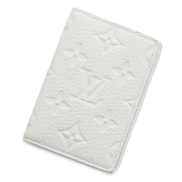 ルイヴィトン カードケース モノグラム トリヨンレザー オーガナイザー・ドゥ ポッシュ M83070 白