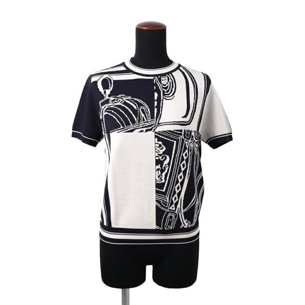 HERMES BRIDES de GALA ＜無秩序＞38 半袖ニット HERMES BRIDES de GALA ＜無秩序＞38 半袖ニット