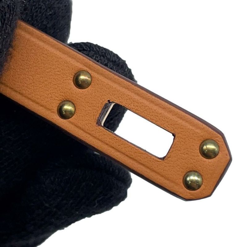 ルメス ブレスレット ミニ・ケリー・ドゥブルトゥール エトゥープ/ゴールド金具 スイフト U刻印 サイズT2