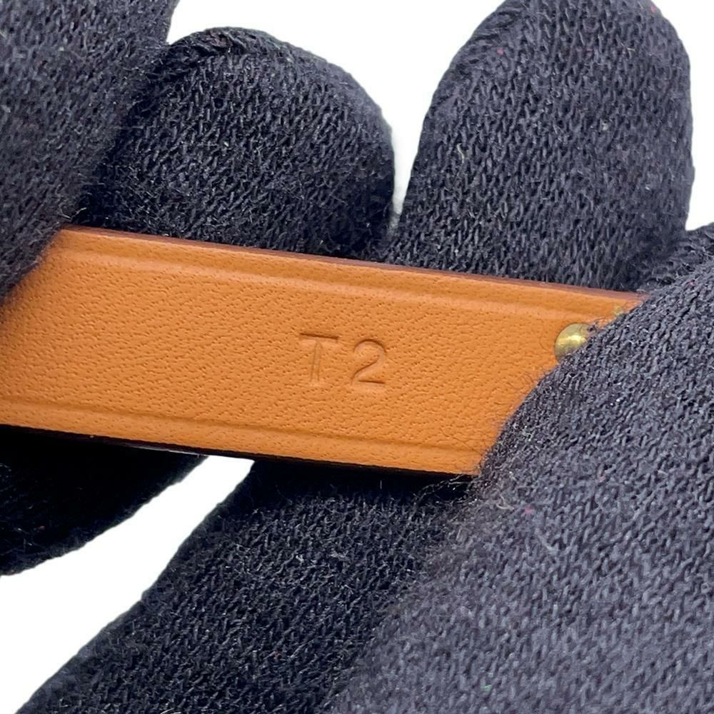 ルメス ブレスレット ミニ・ケリー・ドゥブルトゥール エトゥープ/ゴールド金具 スイフト U刻印 サイズT2