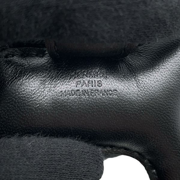 エルメス バッグチャーム ロデオ PM ブラック ラムスキン U刻印 HERMES ソーブラック