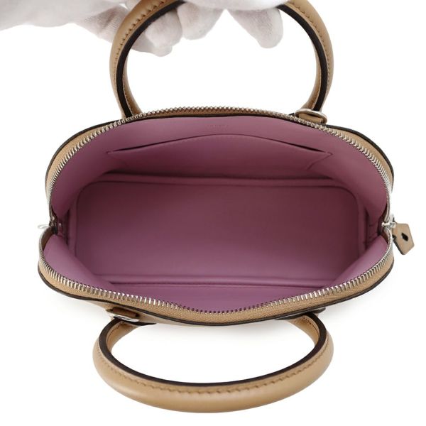 エルメス ボリード1923 25 ヴェルソ チャイ/モーヴシルベストル/シルバー金具 エバーカラー Z刻印 2wayショルダー