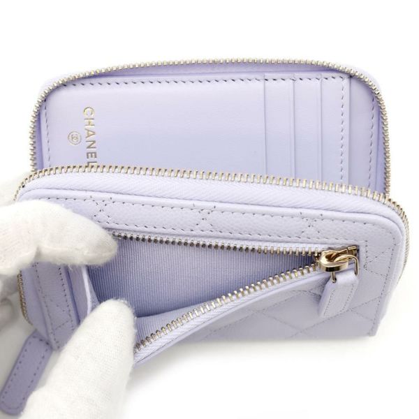 シャネル 二つ折り財布 マトラッセ スモールウォレット ココマーク キャビアスキン AP4652 CHANEL 財布