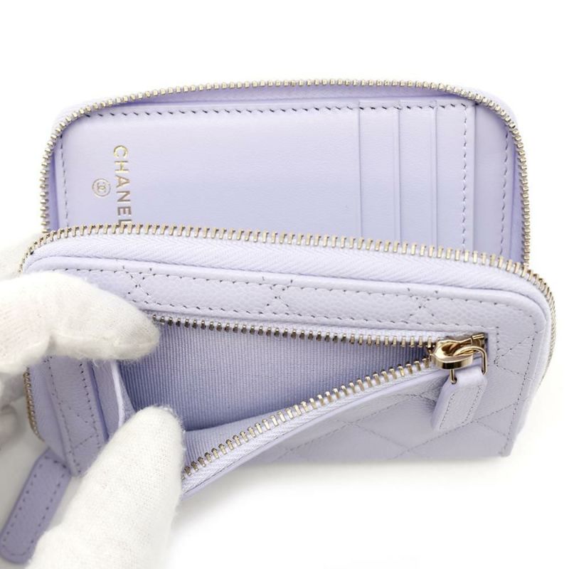 シャネル 二つ折り財布 マトラッセ スモールウォレット ココマーク キャビアスキン AP4652 CHANEL 財布