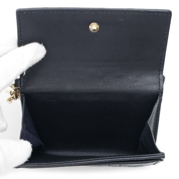 DIOR レディ ディオール カナージュ ラムスキン 二つ折り財布 クリスチャン・ディオール 二つ折り財布 レディディオール