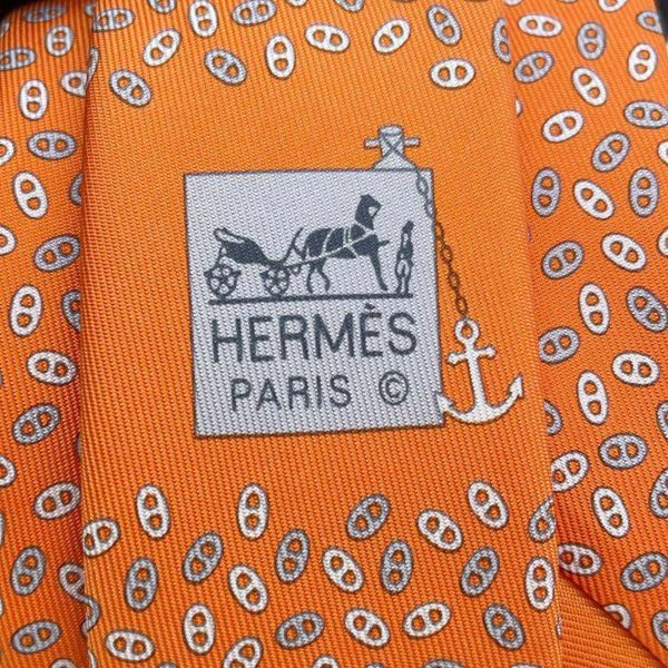 エルメス ネクタイ シルクツイルタイ プティ・マイヨン シルク HERMES メンズ