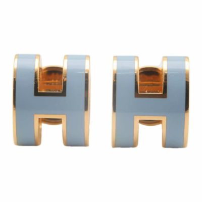 エルメス ピアス ミニ・ポップアッシュ ブラック/ピンクゴールド金具 Hモチーフ HERMES Pop H ポップH 黒 |  中古・新品ブランド販売ギャラリーレア公式通販