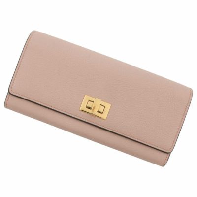 フェンディ 長財布 ピーカブー セレリア コンチネンタルウォレット ターンロック レザー 8M0427 FENDI ピンク 安心保証 |  中古・新品ブランド販売ギャラリーレア公式通販