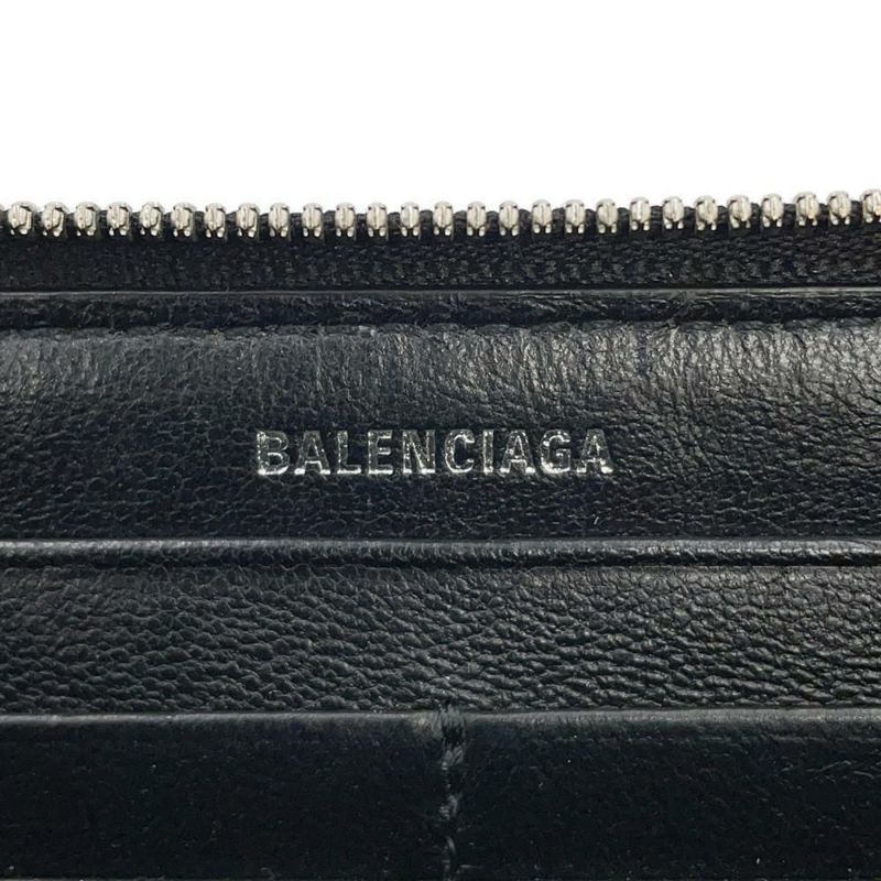 バレンシアガ 長財布 キャッシュ コンチネンタル ウォレット 594317 BALENCIAGA 黒