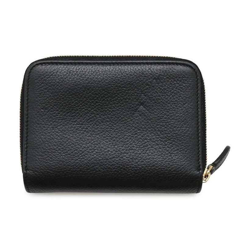 バレンシアガ 二つ折り財布 ロゴ コンパクトウォレット レザー 650871 BALENCIAGA 黒