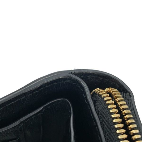 バレンシアガ 二つ折り財布 ロゴ コンパクトウォレット レザー 650871 BALENCIAGA 黒