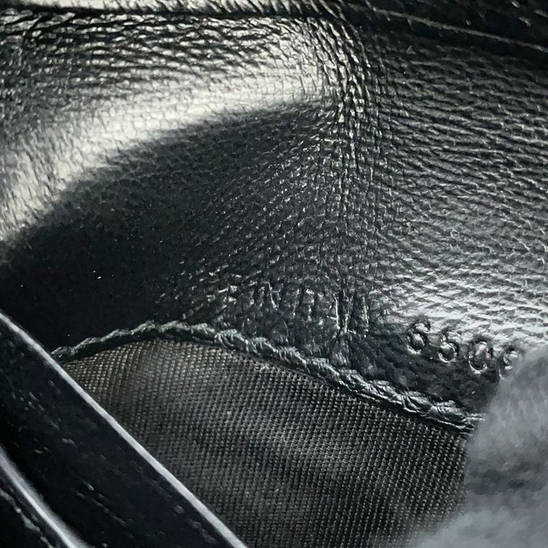 バレンシアガ 二つ折り財布 ロゴ コンパクトウォレット レザー 650871 BALENCIAGA 黒