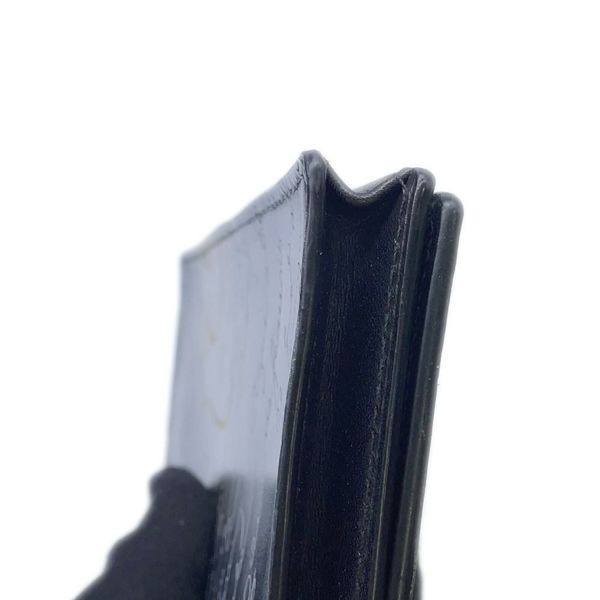 ベルルッティ カリグラフィ メンズ 長財布 レザー ダークブルー ベルルッティカリグラフィ 二つ折り財布 青 シルバー金具 メンズ