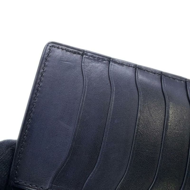 ベルルッティ 長財布 カリグラフィ レザー Berluti メンズ ロングウォレット 財布 黒 お札入れ