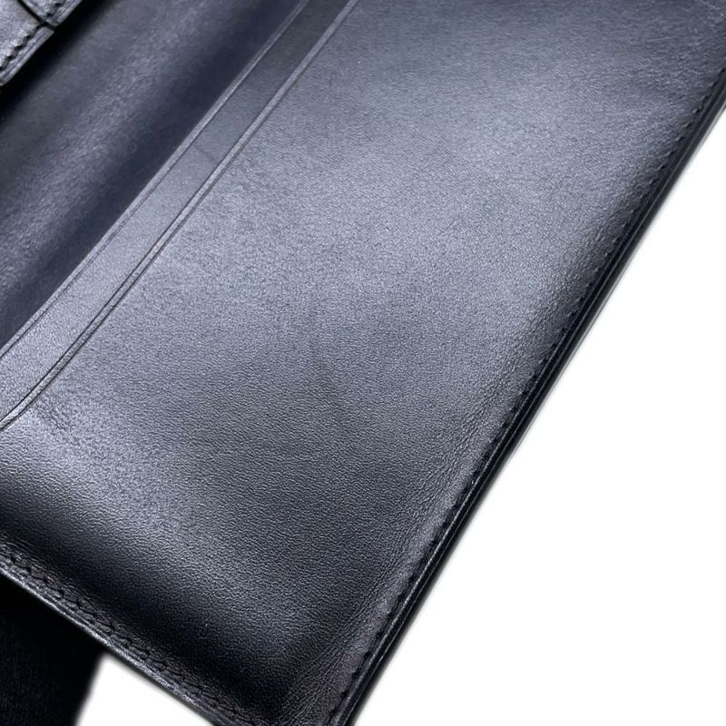 ベルルッティ 長財布 カリグラフィ レザー Berluti メンズ ロングウォレット 財布 黒 お札入れ