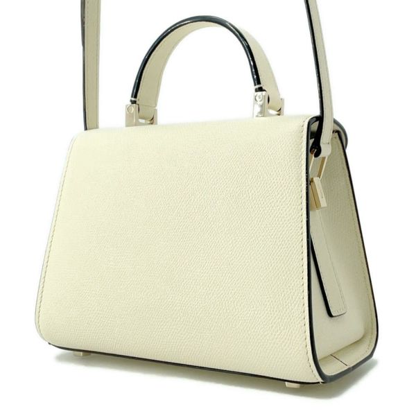 ヴァレクストラ ハンドバッグ イジィデ マイクロ V5E23-28-W-OC Valextra 2way 白