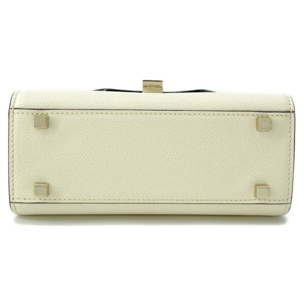 ヴァレクストラ ハンドバッグ イジィデ マイクロ V5E23-28-W-OC Valextra 2way 白