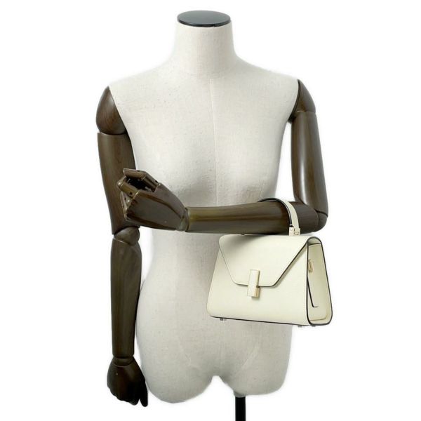 ヴァレクストラ ハンドバッグ イジィデ マイクロ V5E23-28-W-OC Valextra 2way 白