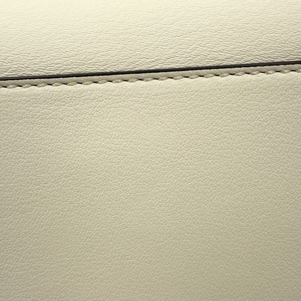 フェンディ ハンドバッグ ピーカブー ミニ カーフレザー 8BN244 FENDI 2way 白