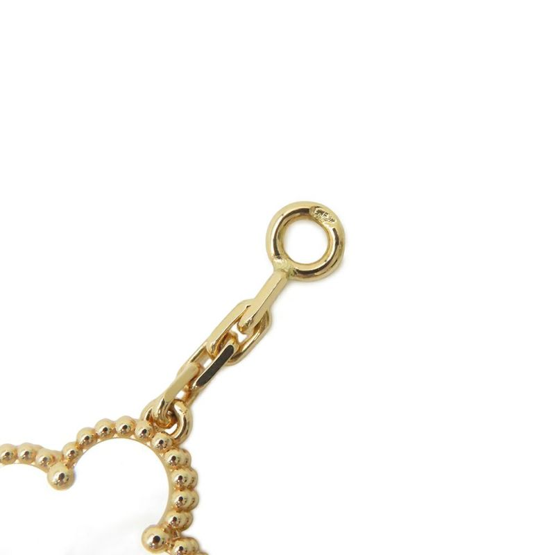 ヴァンクリーフ&アーペル ネックレス ヴィンテージ アルハンブラ ネックレス 10モチーフ マザーオブパール K18YG VCARA42800