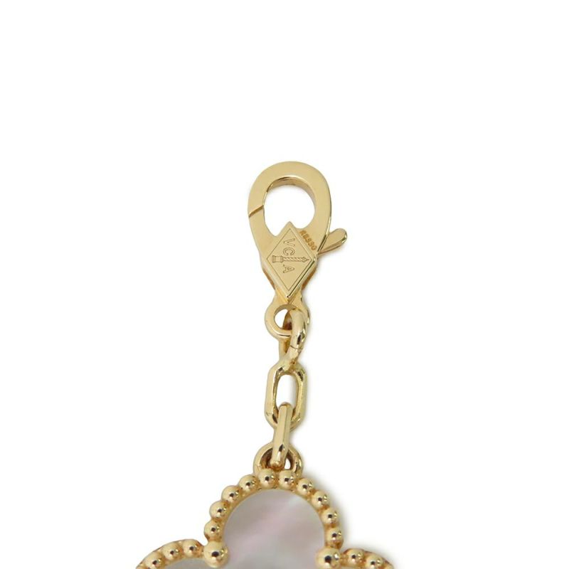 ヴァンクリーフ＆アーペル ブレスレット ヴィンテージ アルハンブラ 5モチーフ マザーオブパール K18YGイエローゴールド VCARA41800