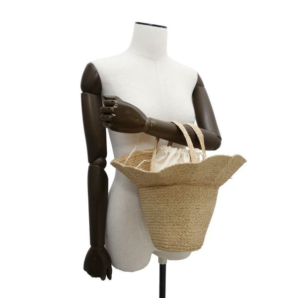 ザ・ロウ ハンドバッグ Sol バケットバッグ ラフィア W1785 THE ROW