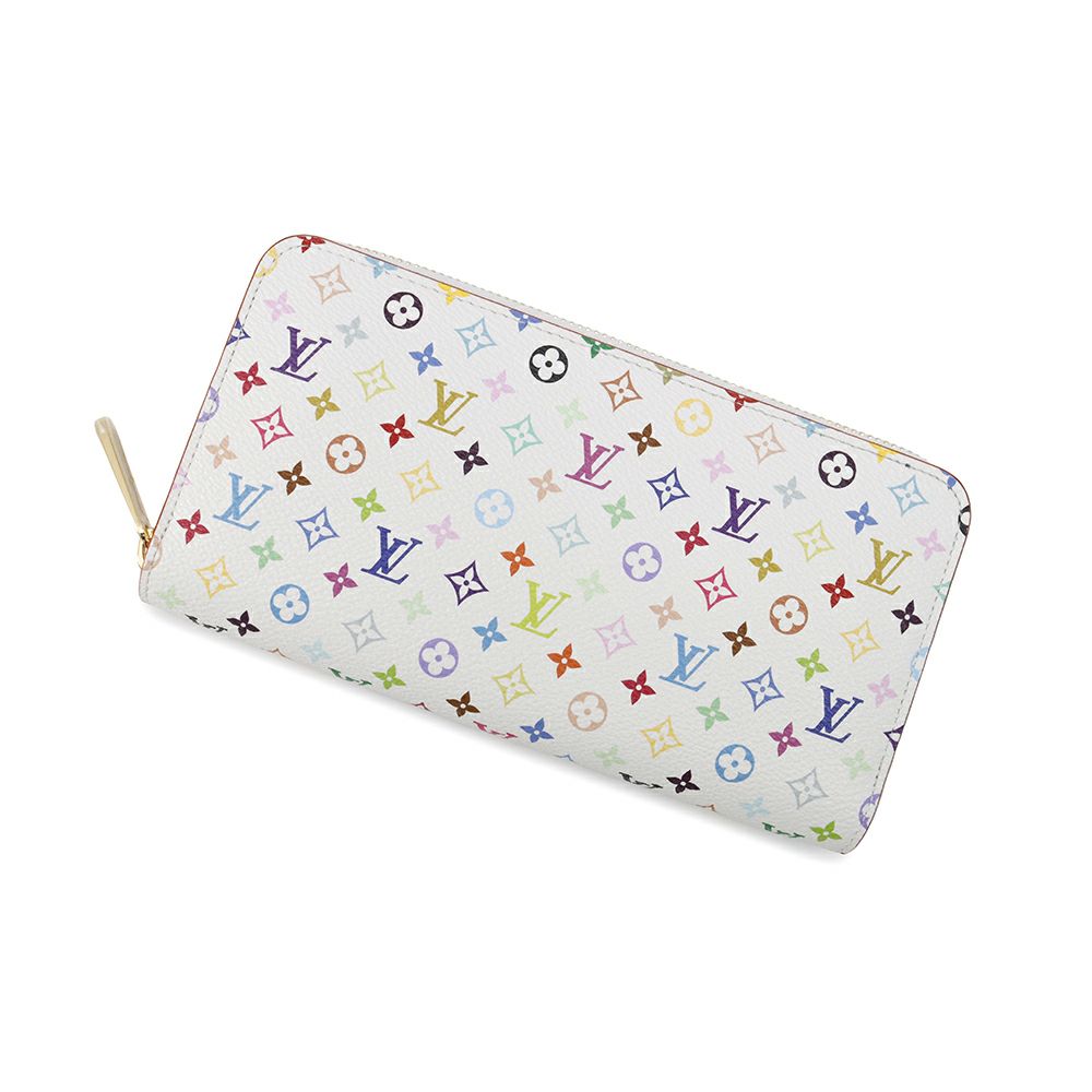 ルイヴィトン 長財布 モノグラム LV × TM ジッピー・ウォレット M13922 LOUIS VUITTON 村上隆コラボ ホワイト 白 日本限定