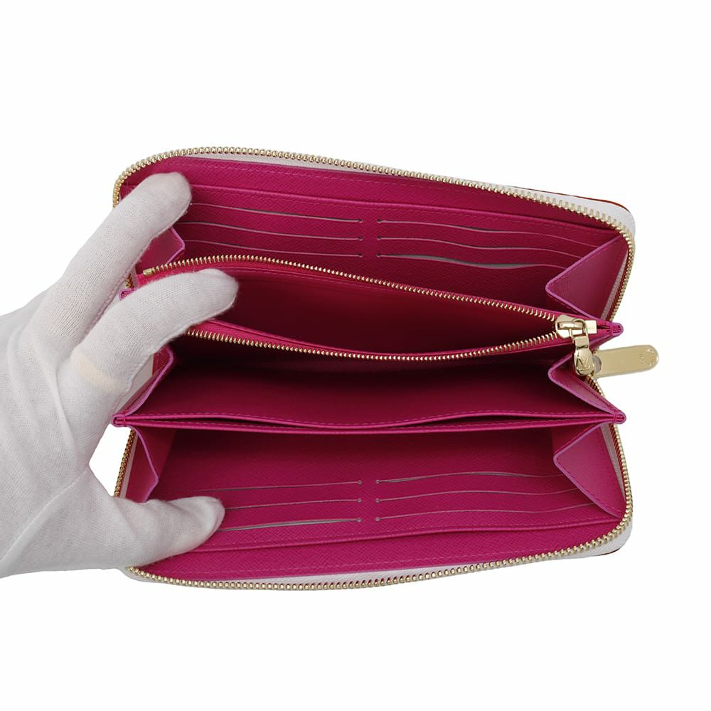 ルイヴィトン 長財布 モノグラム LV × TM ジッピー・ウォレット M13922 LOUIS VUITTON 村上隆コラボ ホワイト 白 日本限定